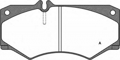 OPEN PARTS bpa004730 -  Комплект тормозных колодок, дисковый тормоз